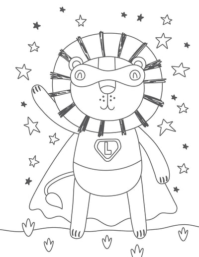 Amazing Animals Coloring Book