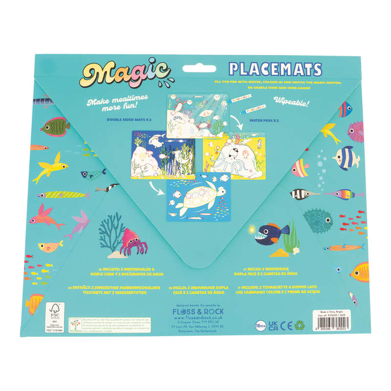 Magic Water Placemats - Ocean