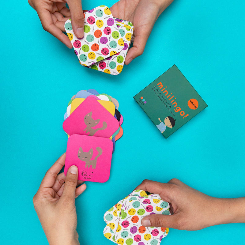 Minilingo Japanese/English Bilingual Flashcards for Kids