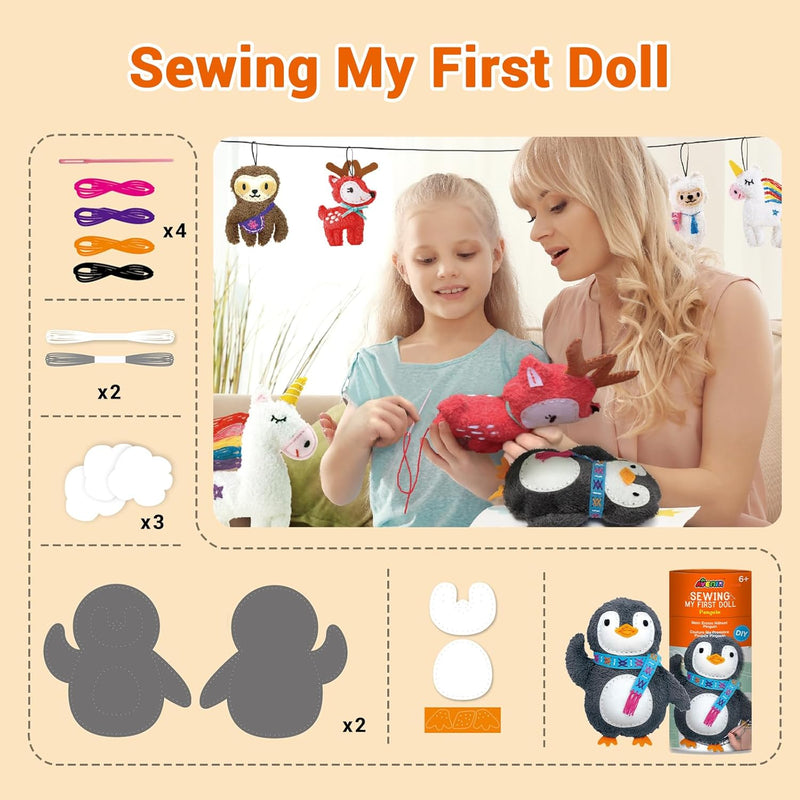 My First Sewing Doll Penguin