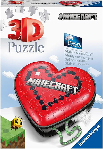 Minecraft Heart 3D Puzzle