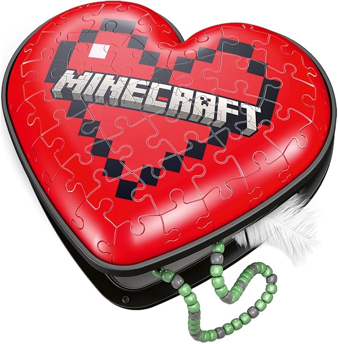 Minecraft Heart 3D Puzzle