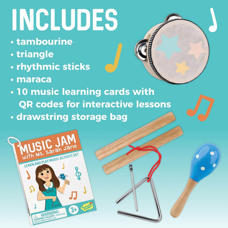 Music Jam with Ms. Sarah Jane Music Activity Set