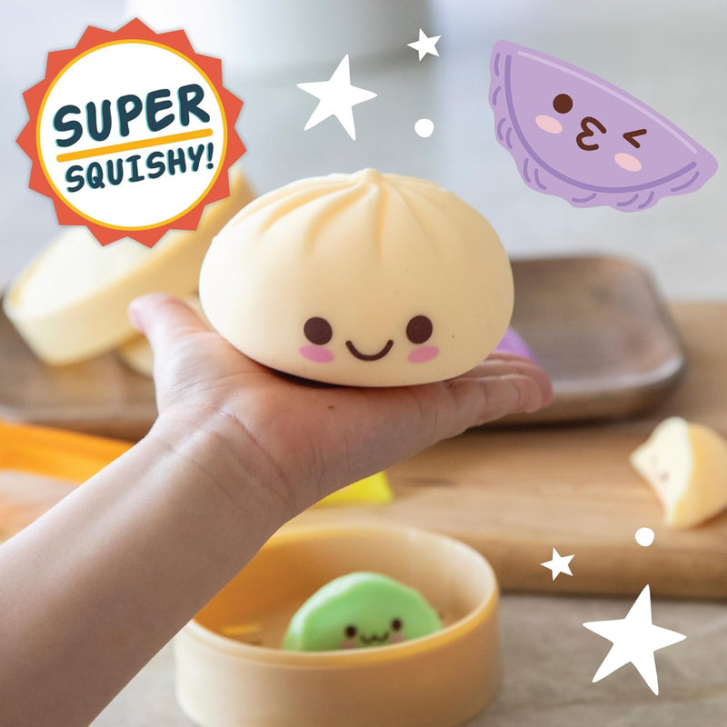 Foodie Fidgets Squishy Bao Bun and Dumplings