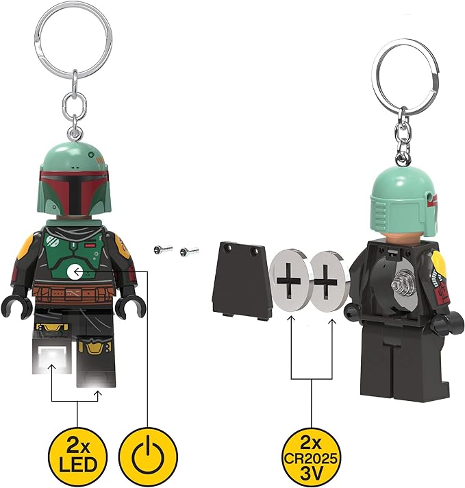 LEGO Star Wars Boba Fett Keychain Light