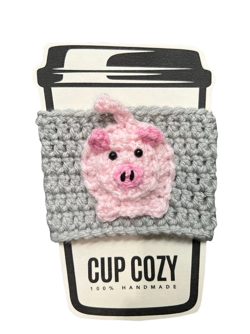 Pig Coffee Cup Cozy