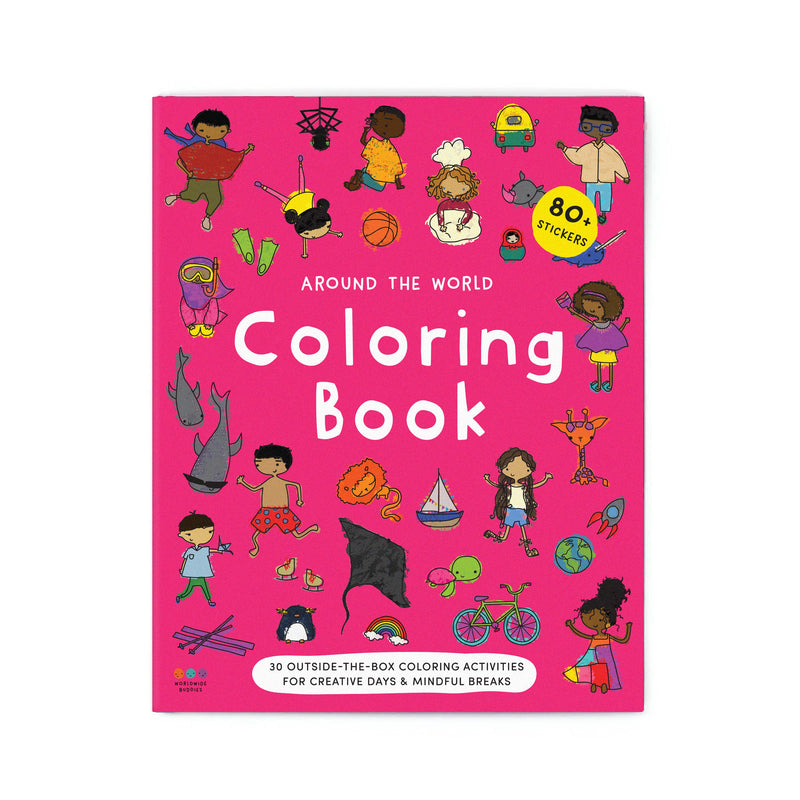 Around the World Coloring Book