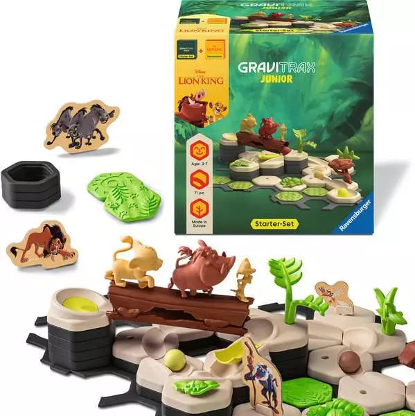 Gravitrax Junior Starter-Set Lion King - Marble run for kids