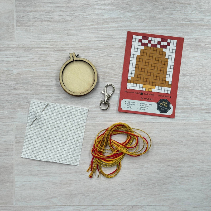 Bell Mini Matchbox Christmas Cross Stitch Kit