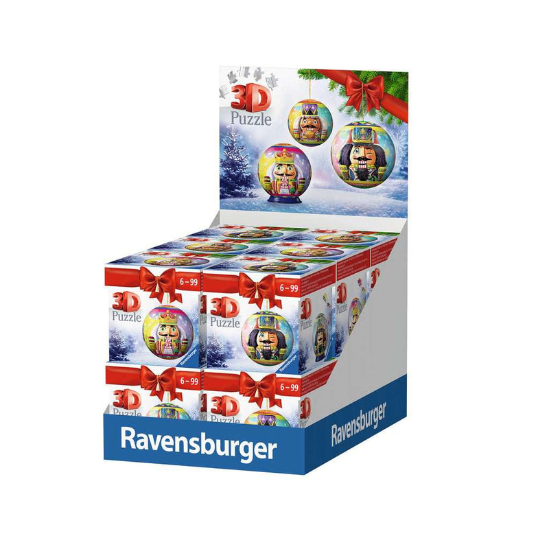 Nutcracker 3D Christmas Ornament - 3D Puzzle Ball by Ravensburger