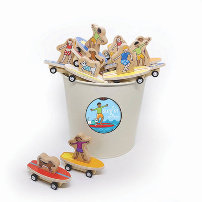 Pull Back Surfer Kids & Dogs Refill