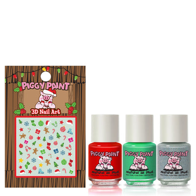 Santa's Sweetie Gift Set - Kids Non-toxic Nail Polish