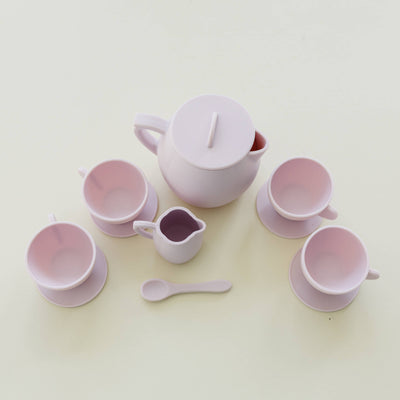 Primrose Pink Silicone Tea Play Set