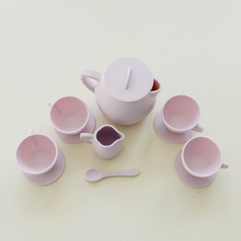 Primrose Pink Silicone Tea Play Set