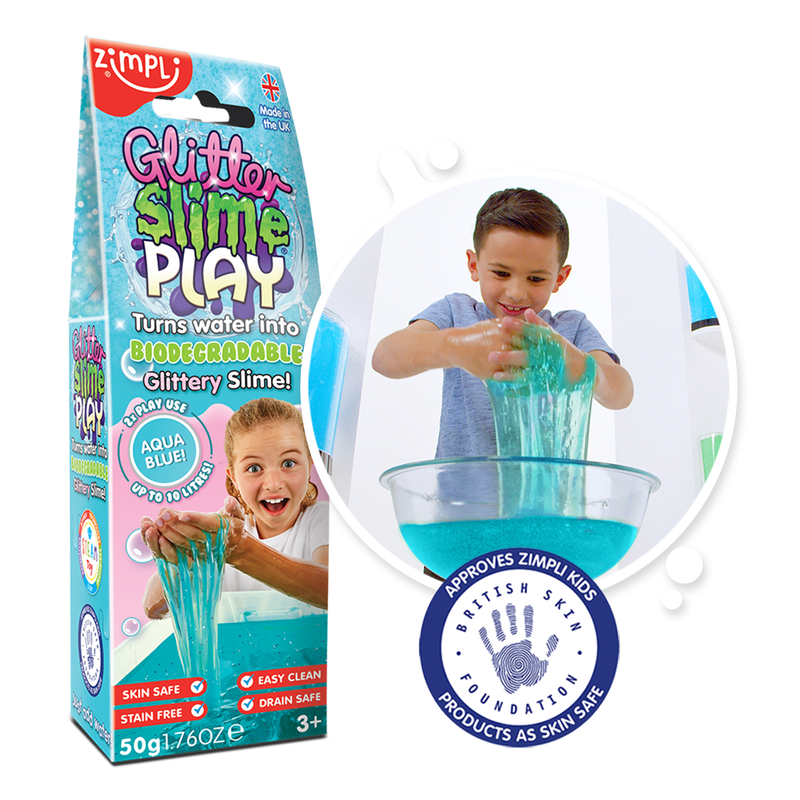 Zimpli Glitter Slime Play Certified Biodegradable SensoryToy
