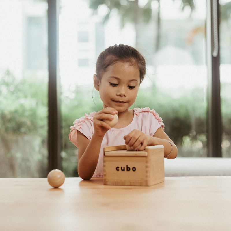 Cubo Montessori Box Starter Kit - object permanence