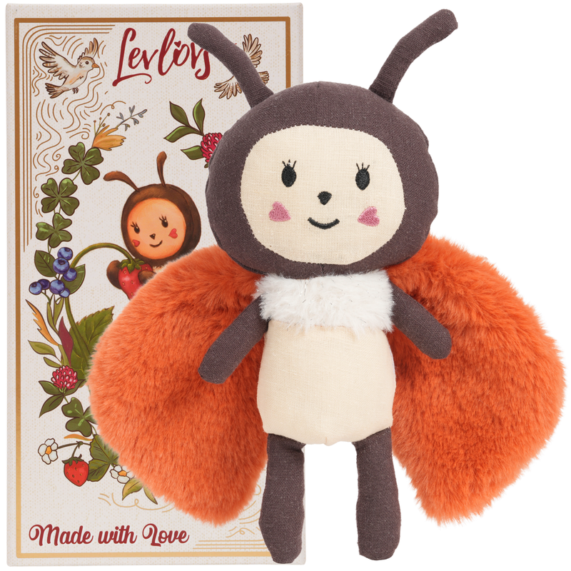 Ladybug Plush – Cuddly Collectible Stuffed Doll in Gift Box