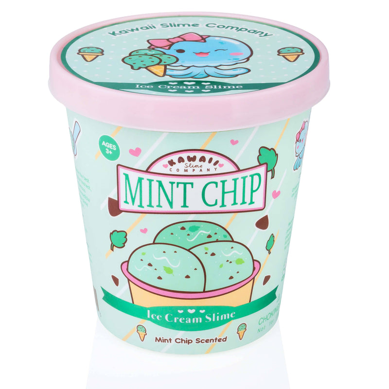 Mint Chip Scented Ice Cream Pint Slime (5pcs/case)