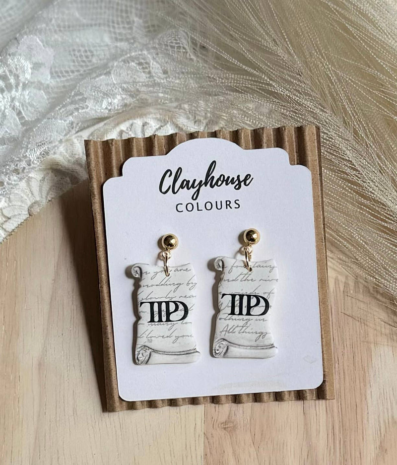 Taylor Swift Earrings | The Tortured Poets Dept Earrings
