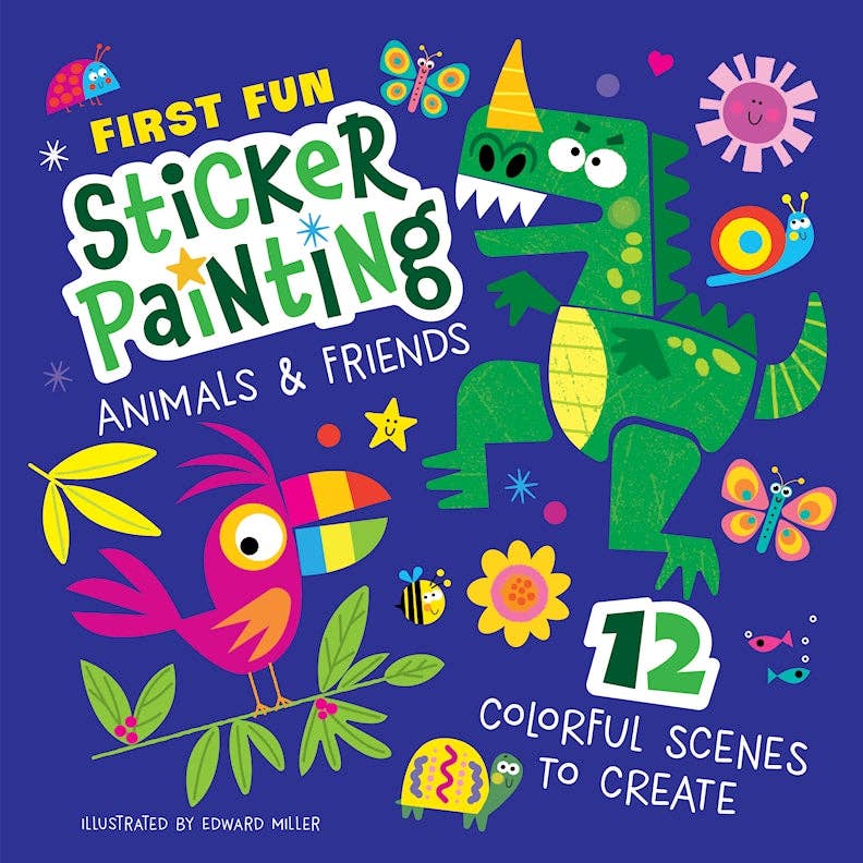 First Fun Sticker Painting:  Animals & Friends