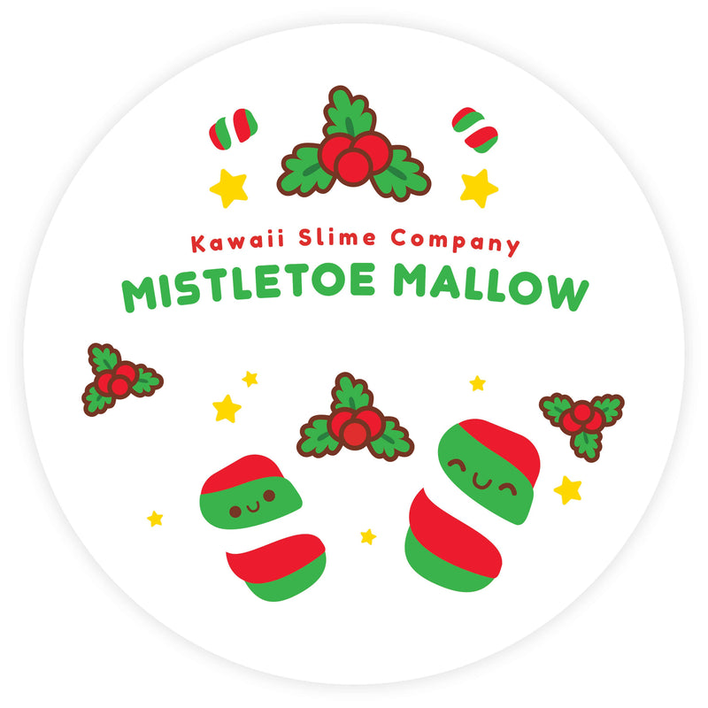 Mistletoe Mallow Fluffy Slime