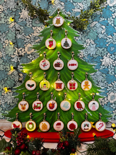 Gingerbread House Mini Matchbox Christmas Cross Stitch Kit