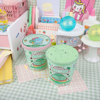 Mint Chip Scented Ice Cream Pint Slime (5pcs/case)