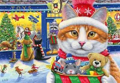 Christmas Kitties 2 x 24 Piece Jigsaw Puzzle