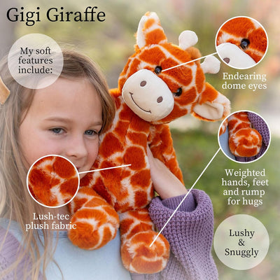 World's Softest Plush Giraffe, Lushee, Large, 16"