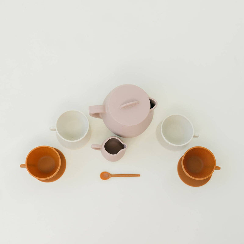 Botanical Rose Silicone Tea Play Set