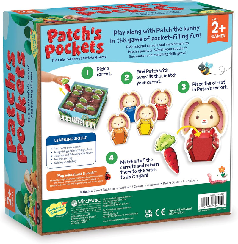 Patch’s Pockets Color Matching Game - Perfect Easter Game for Kids