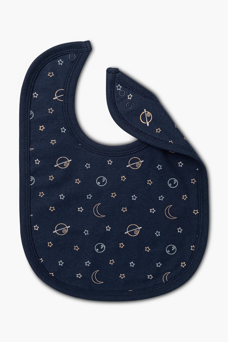 2-Pack Classic Baby Bibs - Navy
