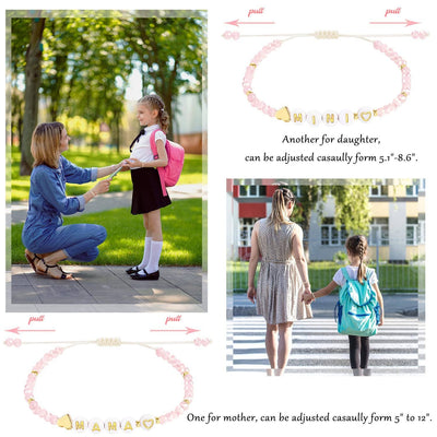 Parent-child bracelet back to school bracelet set