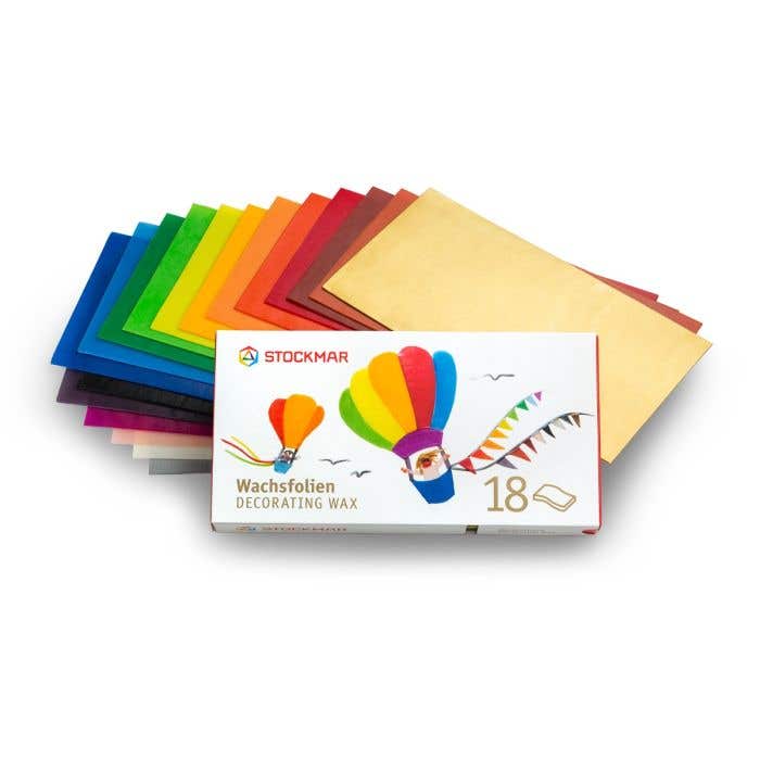 Stockmar Decorating Wax Large Box - 18 assorted colors