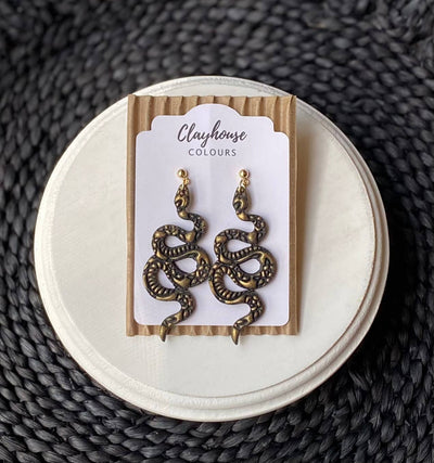 Taylor Swift Inspired Collection | Swiftie Earrings: REP Snake Studs