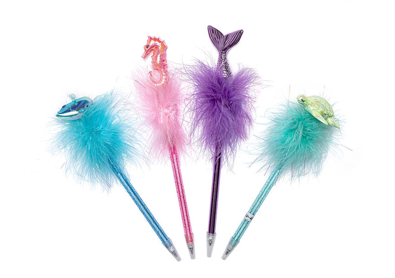 Ocean Fluffy Pens, Assorted