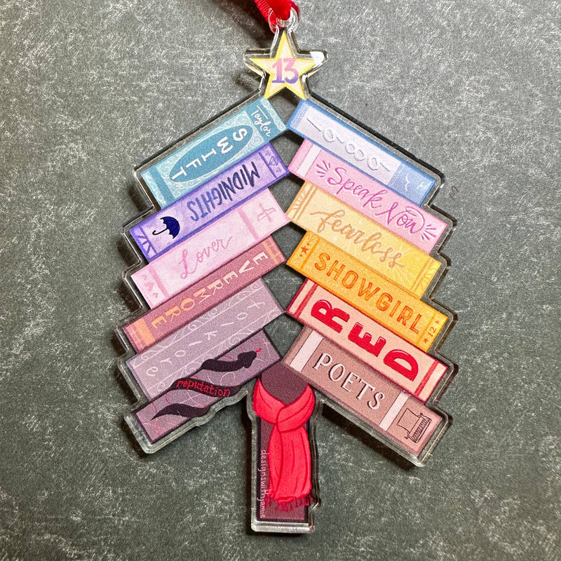 12Eras Tree Christmas 2025 Ornament