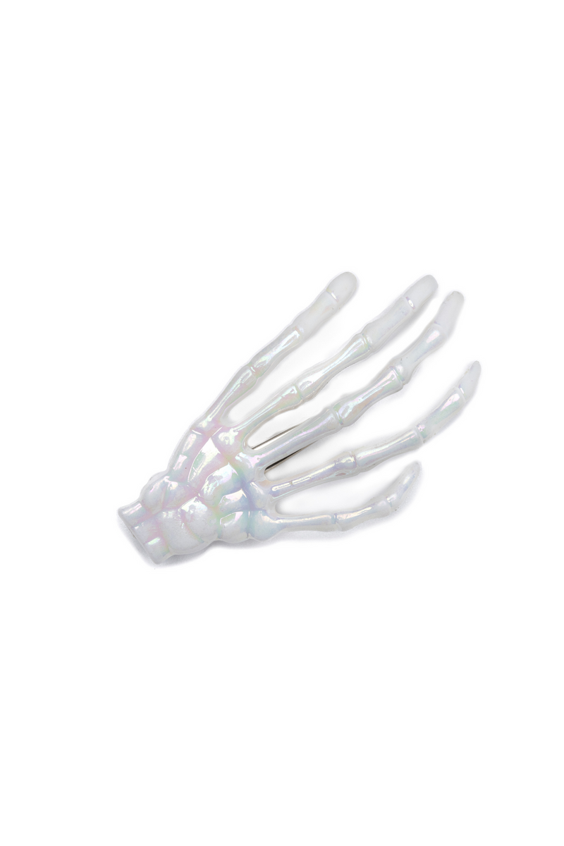 Skeleton Hands Hair Clips