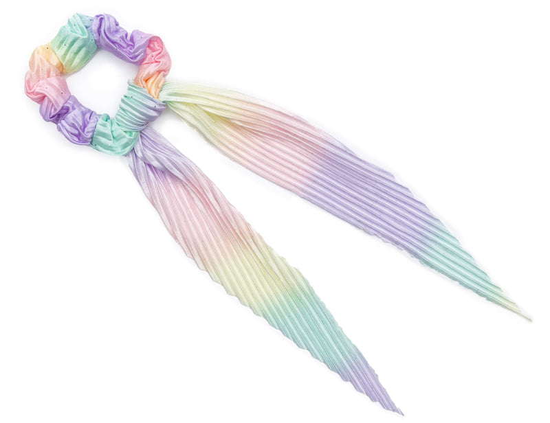 Pastel Rainbow Scrunchie