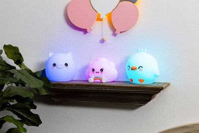 LumiPets® Kawaii Cloud - Children's Nursery Touch Night Light