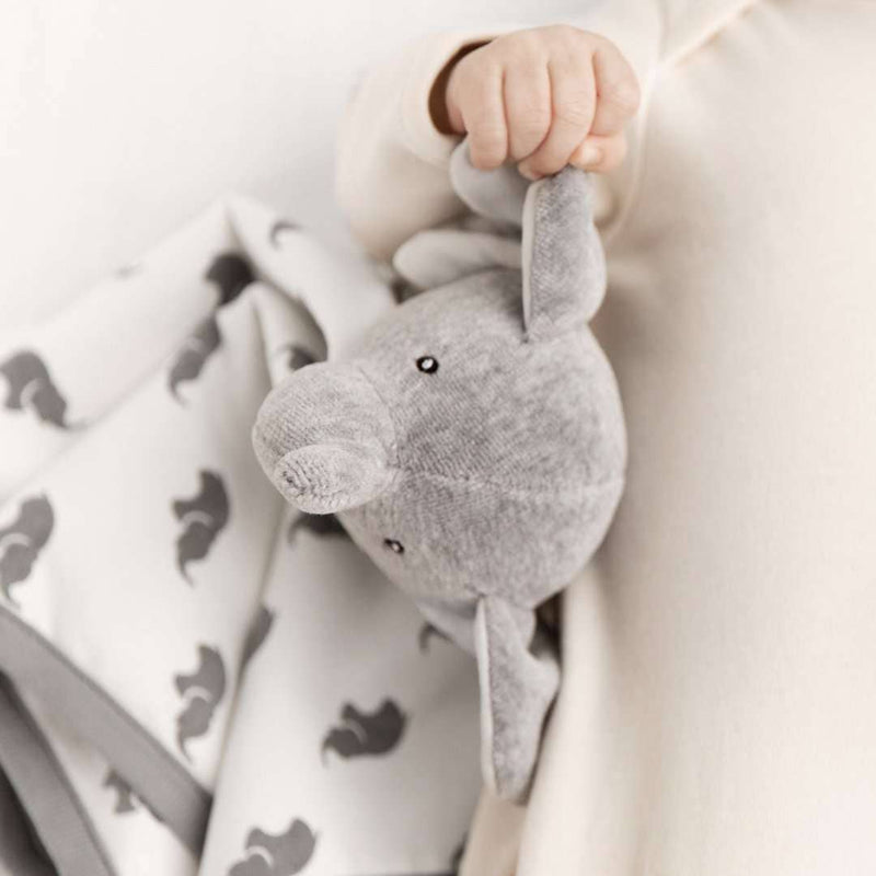Cuddles the Lovey - Grey Elephant