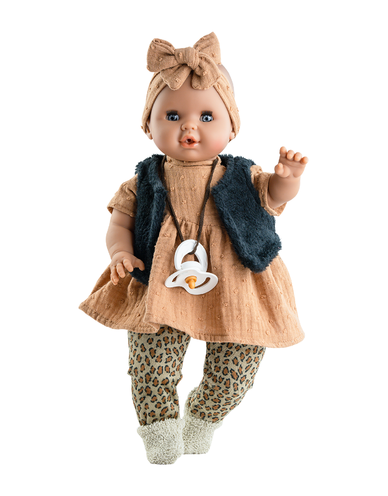 Alex & Sonia Doll - Sonia with Caramel dress and headband, b