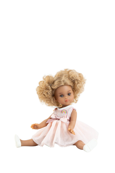 Mini Amigas Doll - Raquel with pink tutu dress - Paola Reina