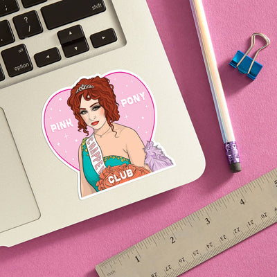 Chappell Roan Pink Pony Club Die Cut Sticker