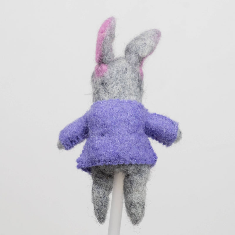 Felt Bunny Finger Puppets