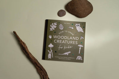 Mushrooms & Woodland Creatures: A Kids Drawing Book (fall)