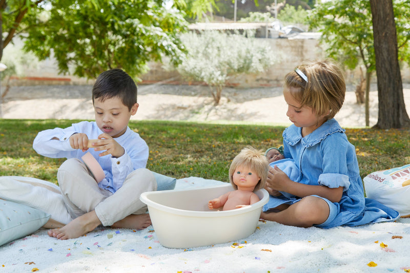 Bathtub and Rainbow Sponge Set