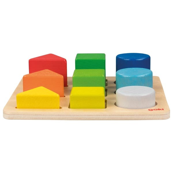 Color and Shape Assorting Board