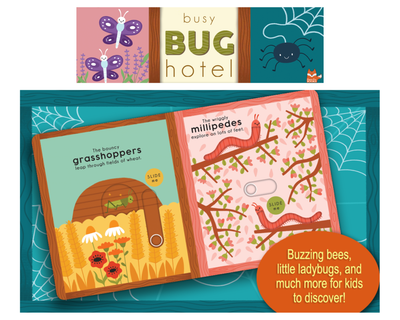 Busy Bug Hotel - Sturdy Board Book with Interactive Sliders