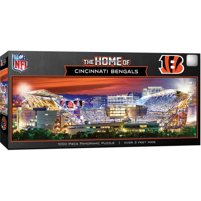 Cincinnati Bengals - Stadium View 1000 pc Panoramic Puzzle